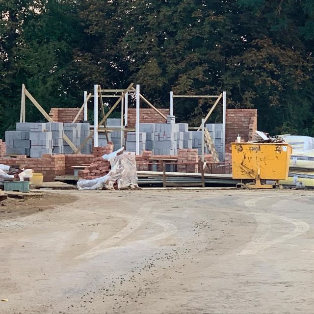 So we was told that next week they would start our build. So you can imagine how excited we were when we arrived to take a before picture and found that work has already started! 👏 😁 #excited #happy #home #newhouse #newbuild #start #october #house #new #mine #ours #myesquirehome #chestnut